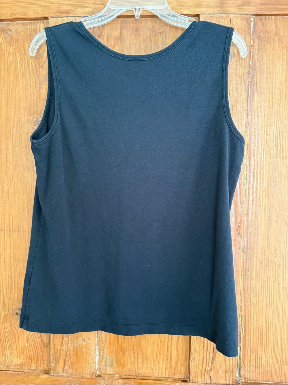 L.L. Bean Black Scoop Neck Women's Tank Size XL - Picture 2 of 4